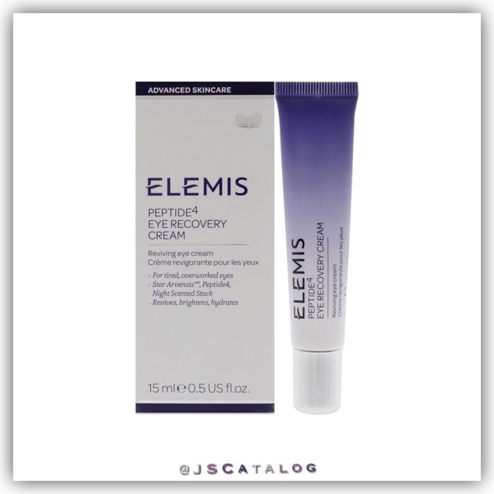 ELEMIS Peptide4 Eye Recovery Cream, Reviving Eye Cream, 0.5 Fl Oz